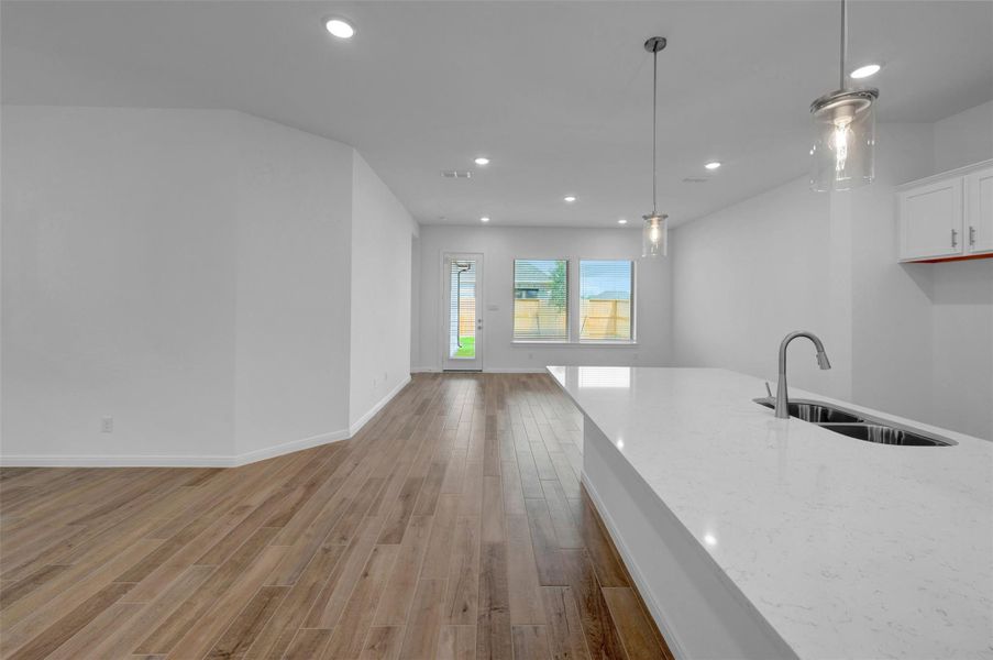 Spacious, unfurnished interior of a new home in Meridiana - Terrace Collection, Manvel (Image 16).