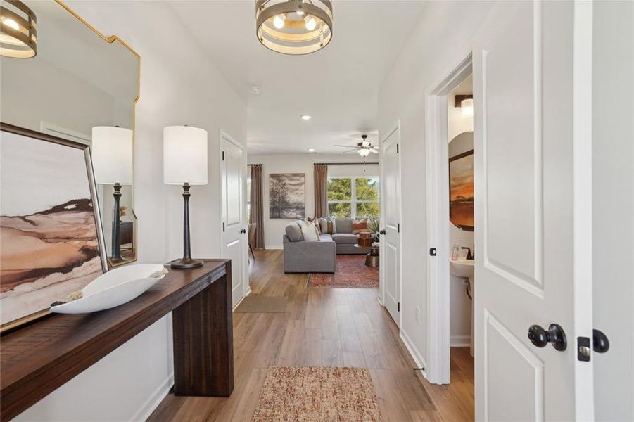 Furnished interior view inside a new home in Oakmont, Dallas (Image 35).