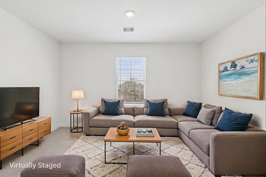 Furnished interior view inside a new home in Southwinds, Baytown (Image 13). Furnished interior view inside a new home in Southwinds, Baytown (Image 13).