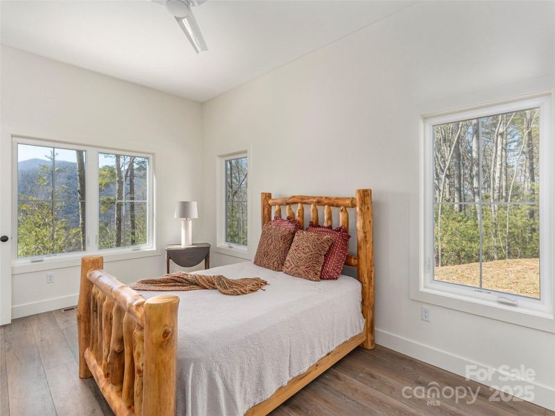 main level primary bedroom