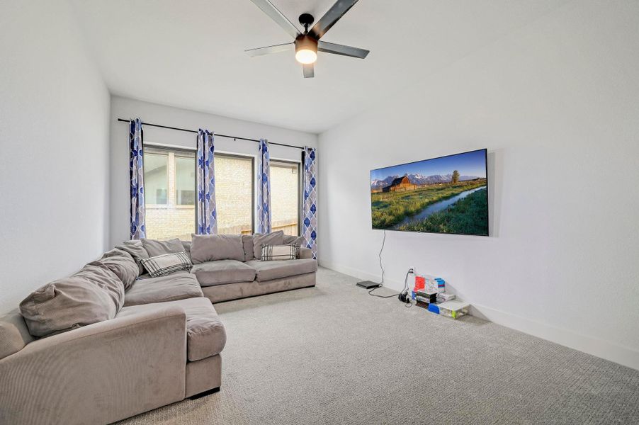 Furnished interior view inside a new home in La Cima 60', San Marcos (Image 13). Furnished interior view inside a new home in La Cima 60', San Marcos (Image 13).