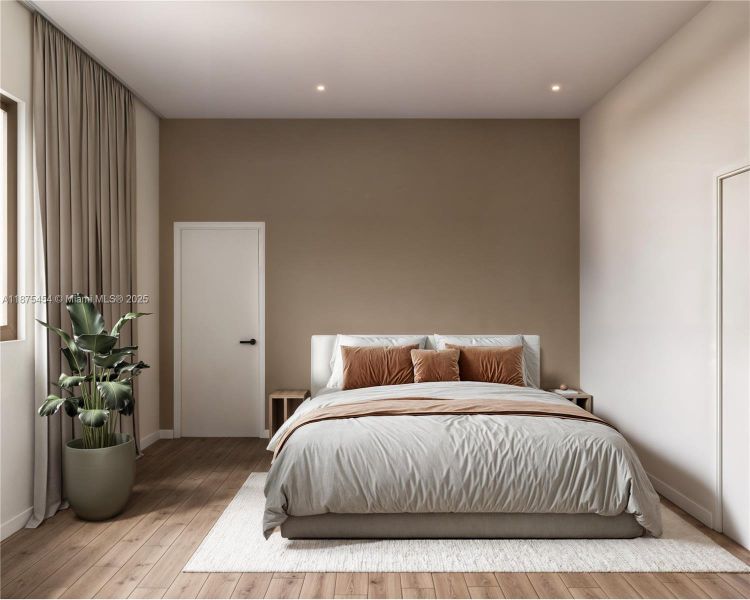 Furnished interior view inside a new home in , Miami (Image 5). Furnished interior view inside a new home in , Miami (Image 5).