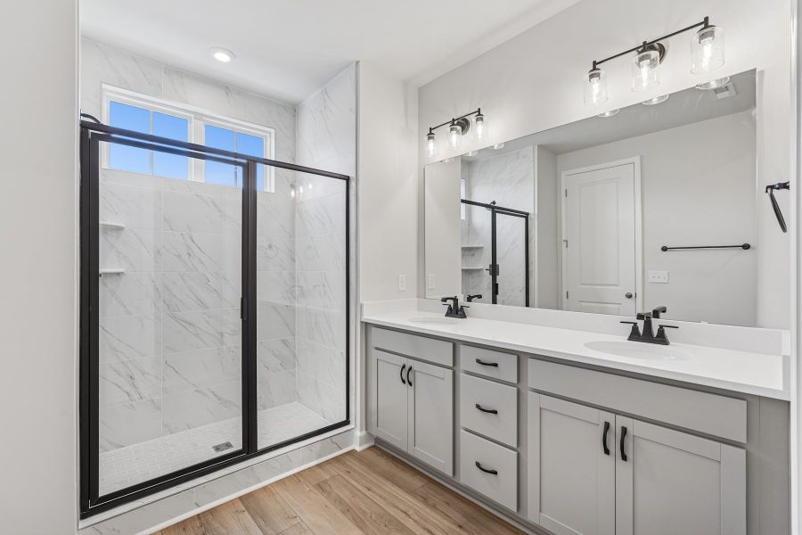 Furnished interior view inside a new home in Holding Village, Wake Forest (Image 5).