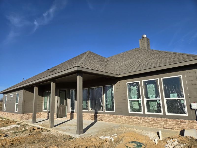 In-progress construction of a new home in Hillview Addition, Decatur, TX (Image 12). In-progress construction of a new home in Hillview Addition, Decatur, TX (Image 12).