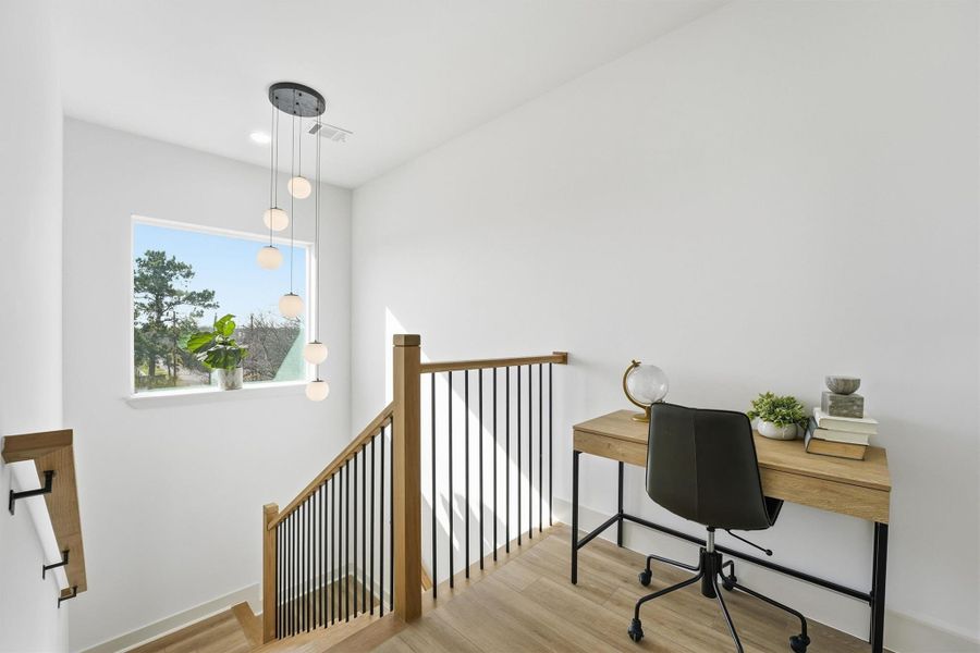 Furnished interior view inside a new home in , Houston (Image 9).