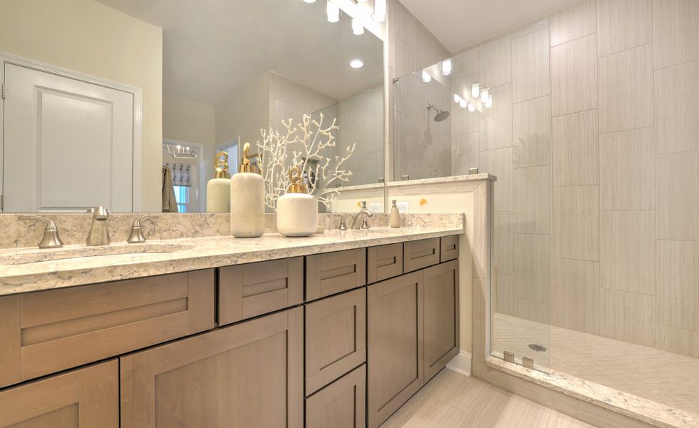 Representative furnished interior of a home built from the Castillo - C - Townhome Series by ICI Homes in West End at Town Center, Ponte Vedra (Image 11).