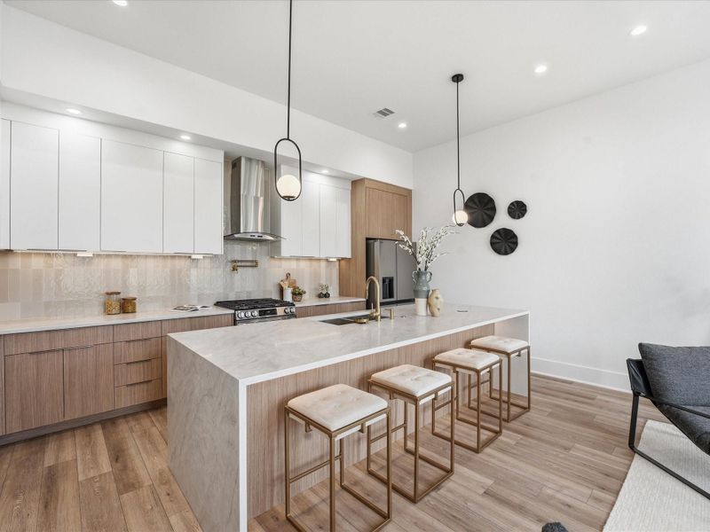 Furnished interior view inside a new home in , Houston (Image 14).