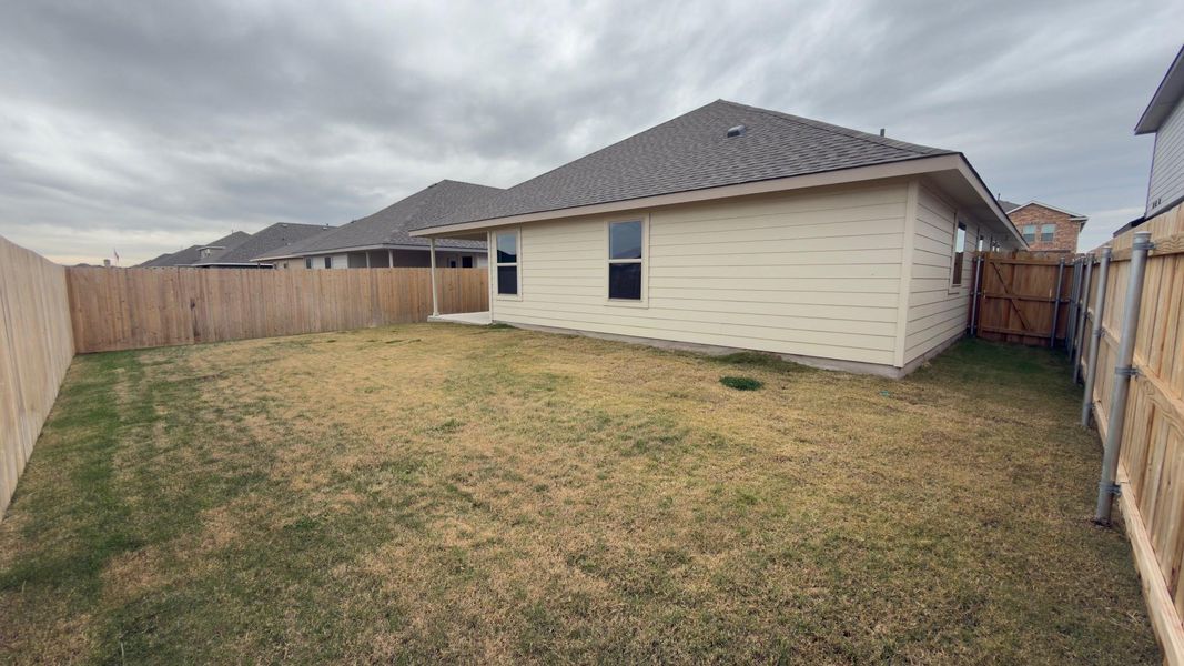 Exterior details and patio area of a home in Southern Pointe, College Station (Image 2). Exterior details and patio area of a home in Southern Pointe, College Station (Image 2).