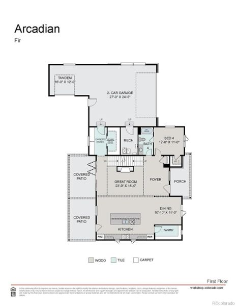 2D floor plan layout of this home in , Golden, CO (Image 4).