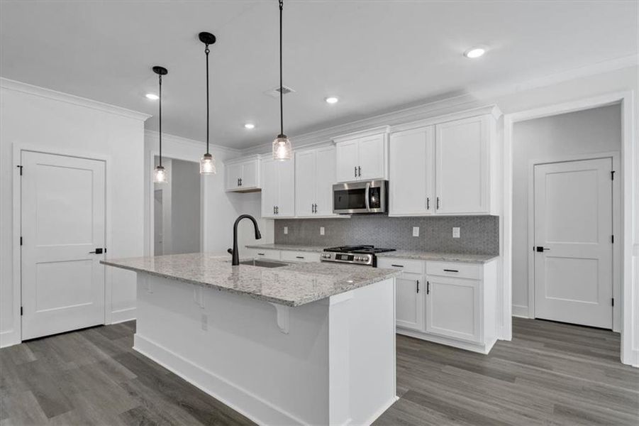 Furnished interior view inside a new home in Tuscany Hills, Douglasville (Image 12).