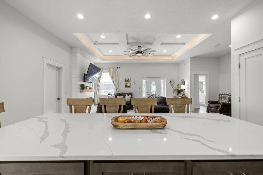 Furnished interior view inside a new home in , Okeechobee (Image 19).