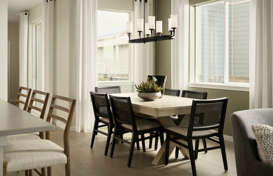 Representative furnished interior of a home built from the Rowen by Pulte Homes in Barefoot Village, Longmont (Image 14).