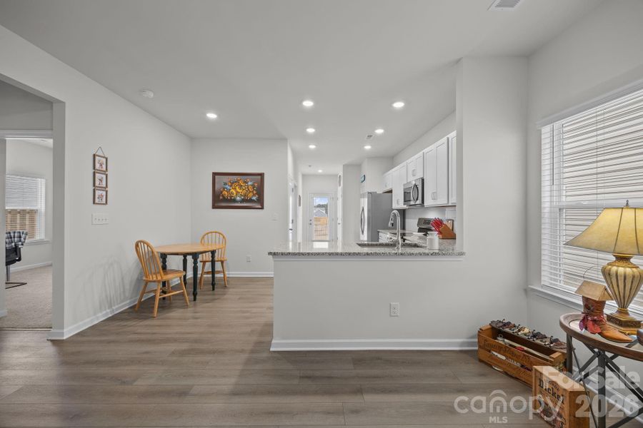 Furnished interior view inside a new home in Country Club Village, Salisbury (Image 10).