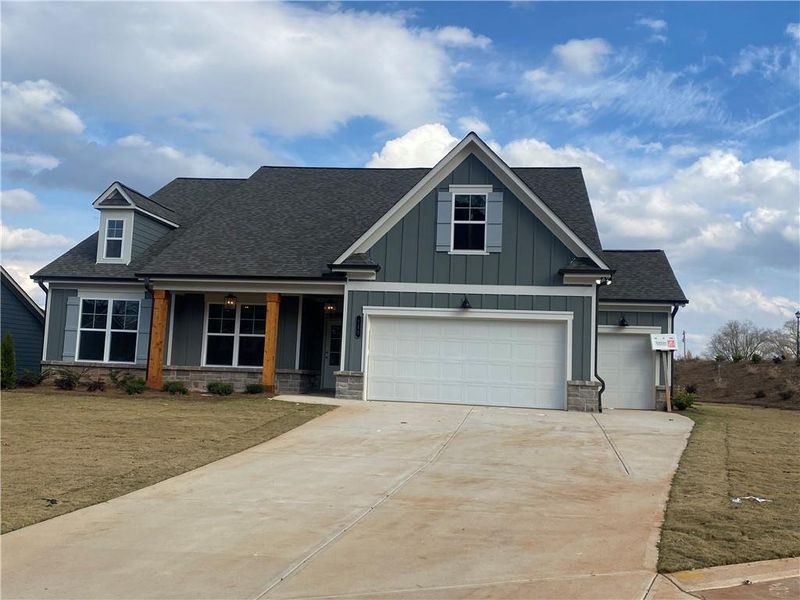 Front exterior of a new home in , Jefferson, GA, highlighting curb appeal (Image 25).