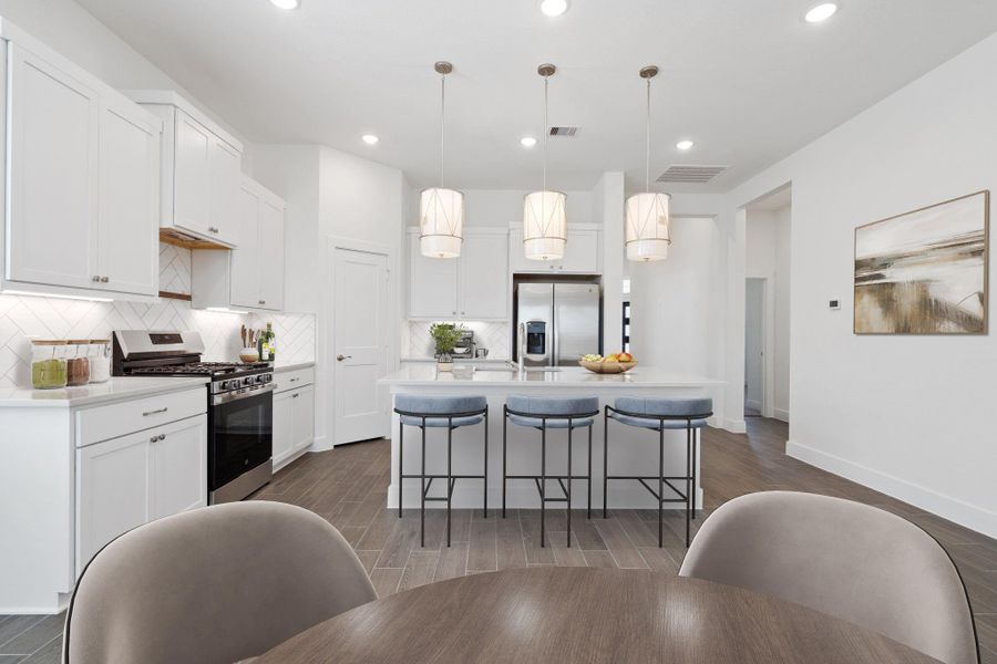 Furnished interior view inside a new home in Emory Glen, Magnolia (Image 16).