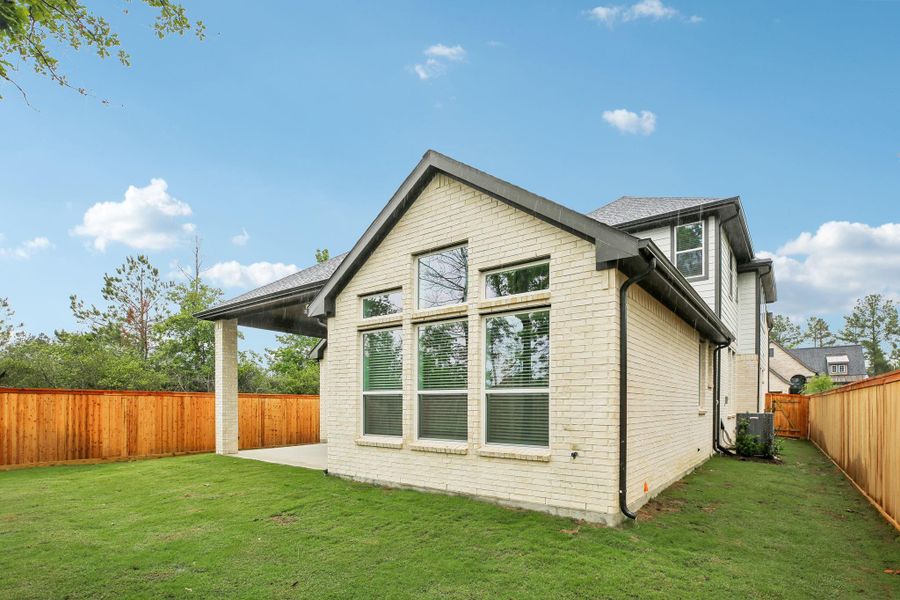 Exterior details and patio area of a home in , Montgomery (Image 22). Exterior details and patio area of a home in , Montgomery (Image 22).