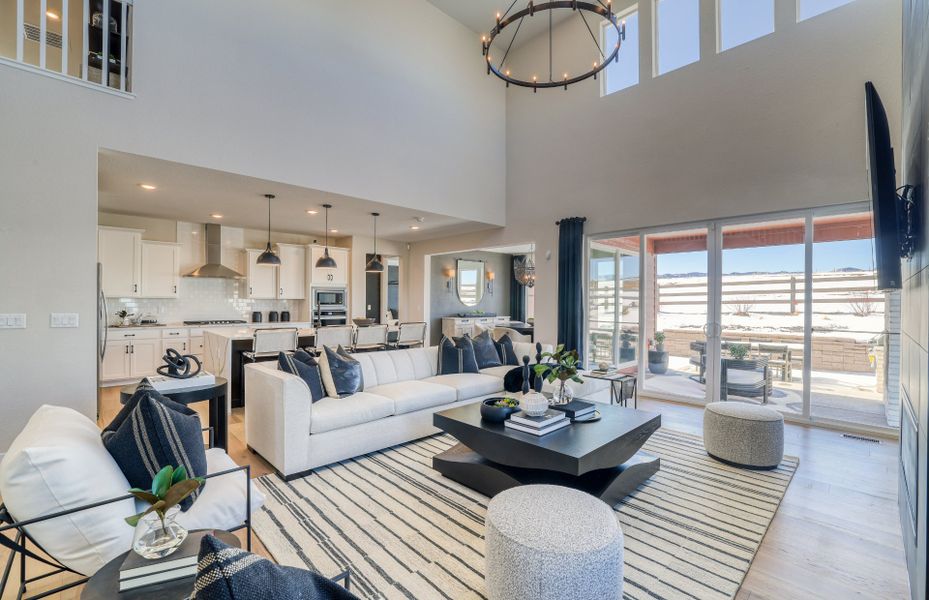 Furnished interior view inside a new home in Sterling Ranch, Littleton (Image 15).