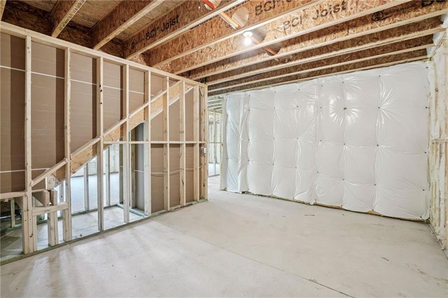 In-progress construction of a new home in Ivey Township, Dallas, GA (Image 35).