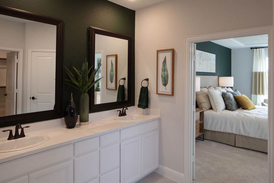 Representative furnished interior of a home built from the Auburn by Taylor Morrison in Cross Creek Meadows, Celina (Image 9).