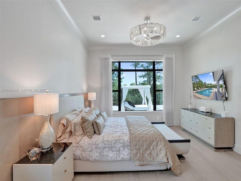 Furnished interior view inside a new home in , Hobe Sound (Image 4).