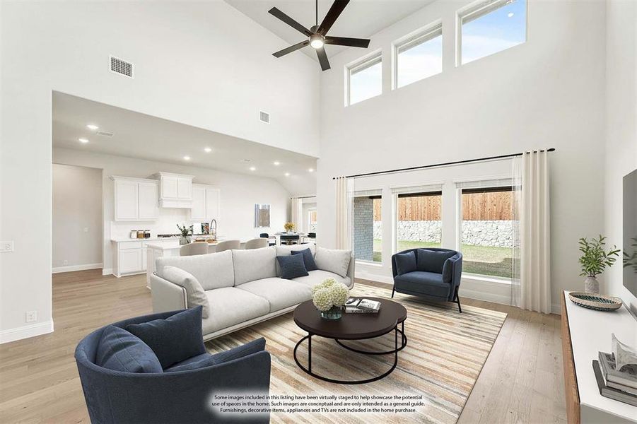 Furnished interior view inside a new home in Sutton Fields, Celina (Image 18).