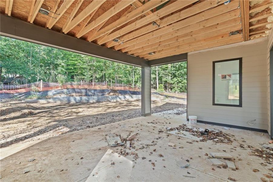 In-progress construction of a new home in , Brookhaven, GA (Image 10).