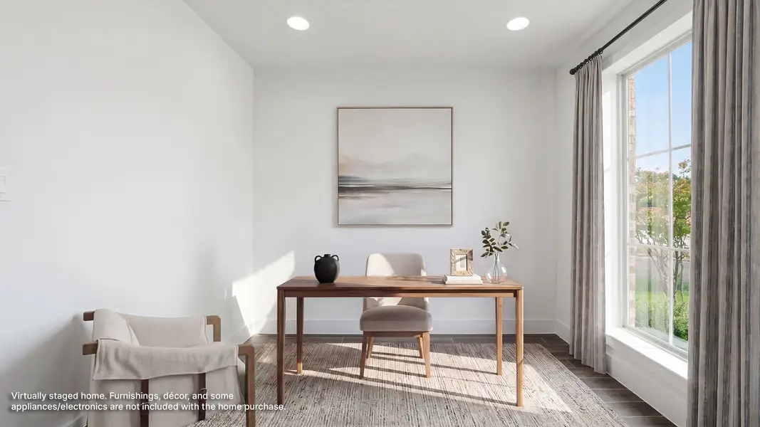 Furnished interior view inside a new home in The Parks at Wilson Creek, Celina (Image 8).