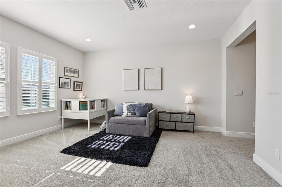 Furnished interior view inside a new home in , San Antonio (Image 45).