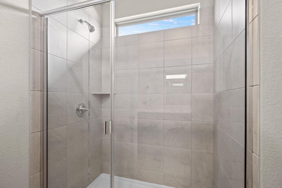 Walk-in shower in Primary Bath Walk-in shower in Primary Bath