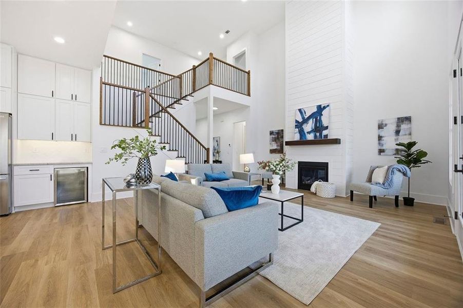 Furnished interior view inside a new home in , Dahlonega (Image 11).