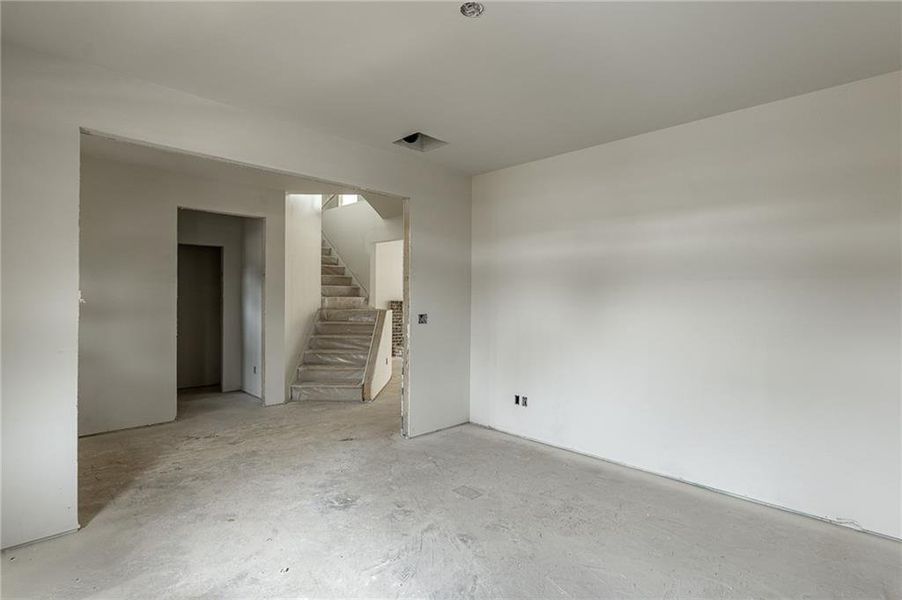 In-progress construction of a new home in , Buford, GA (Image 31).