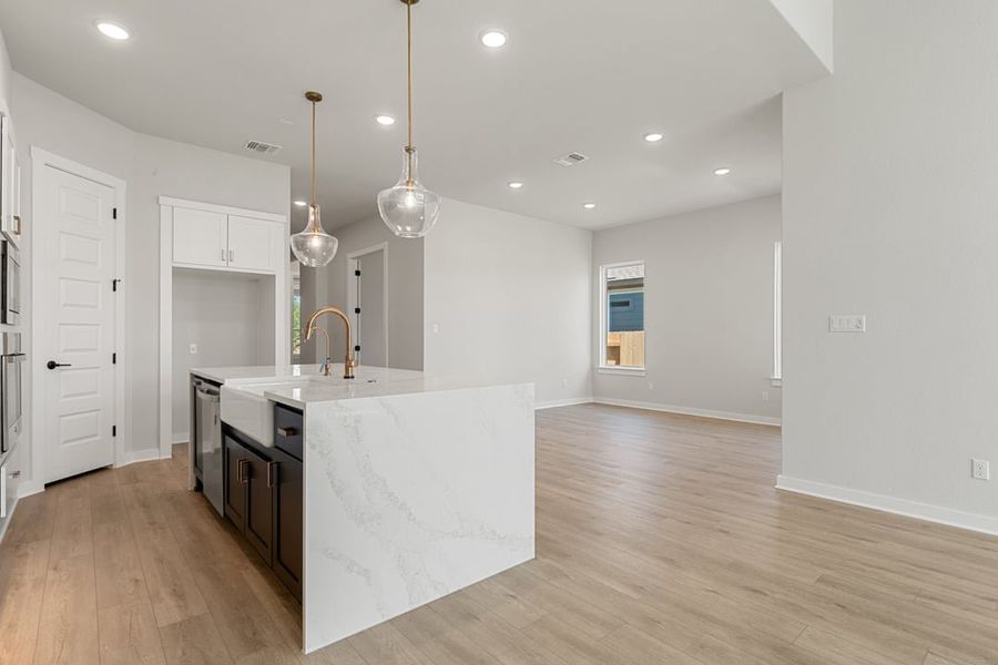 Furnished interior view inside a new home in Lagos Reserve, Manor (Image 8). Furnished interior view inside a new home in Lagos Reserve, Manor (Image 8).