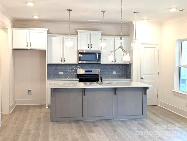 Furnished interior view inside a new home in Edgewater - The Cottages, Lancaster (Image 6). Furnished interior view inside a new home in Edgewater - The Cottages, Lancaster (Image 6).