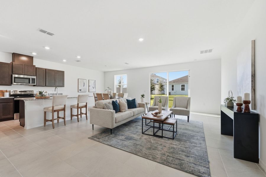 Furnished interior view inside a new home in Marion Ridge, Haines City (Image 5).