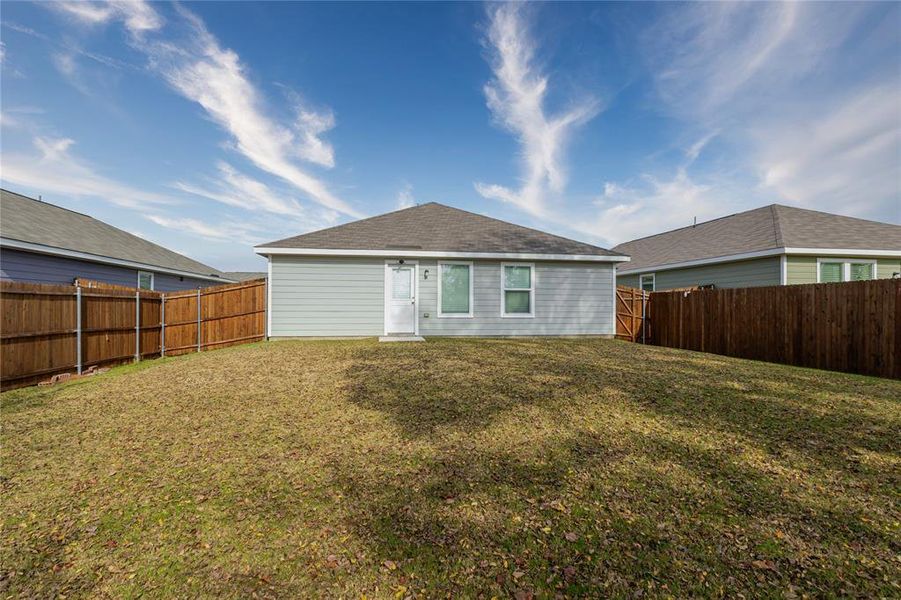 Exterior details and patio area of a home in Preserve at Honey Creek: Watermill Collection, McKinney (Image 3).