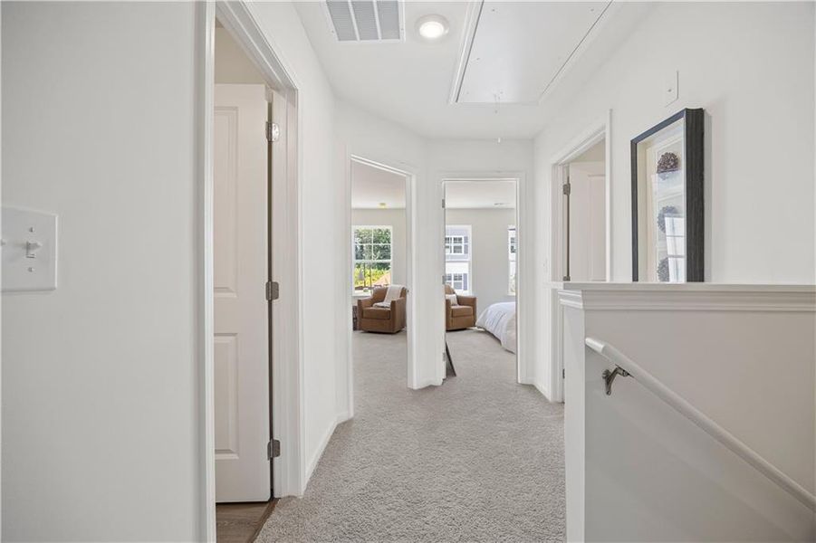 Furnished interior view inside a new home in Old Salem Crossing, Conyers (Image 25).