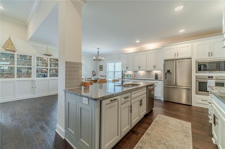 Furnished interior view inside a new home in , Statham (Image 15).