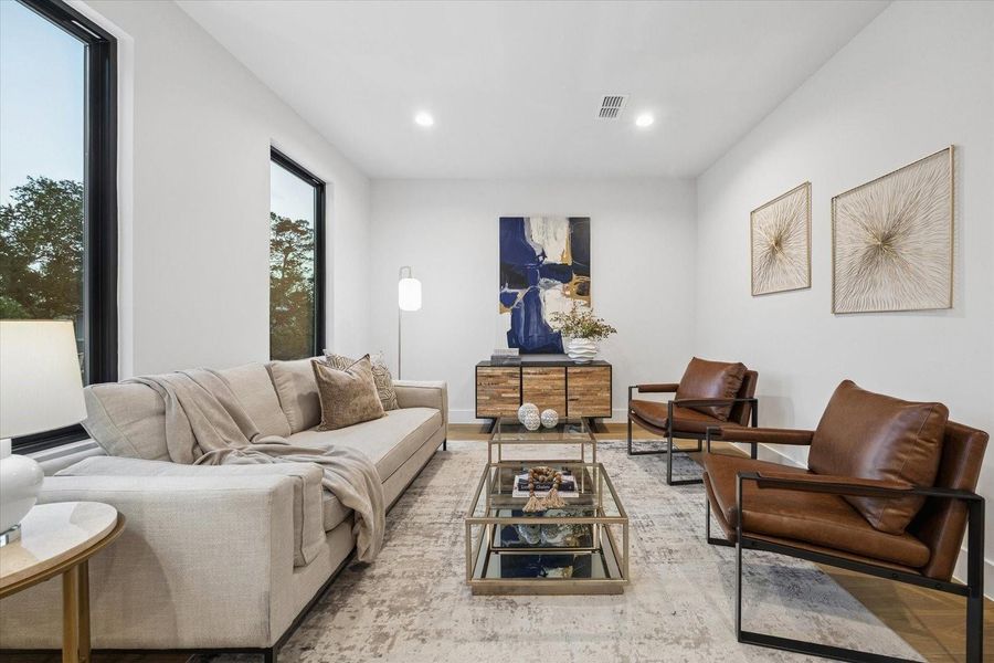 Furnished interior view inside a new home in , Houston (Image 19).