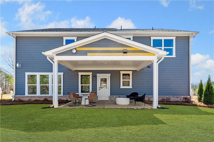 Exterior details and patio area of a home in Arden, Cumming (Image 21). Exterior details and patio area of a home in Arden, Cumming (Image 21).