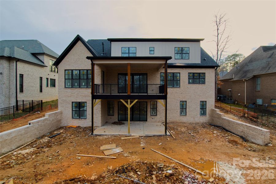 In-progress construction of a new home in , Indian Trail, NC (Image 16).