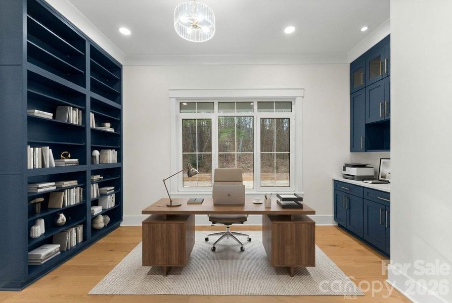 Furnished interior view inside a new home in , Mint Hill (Image 36).
