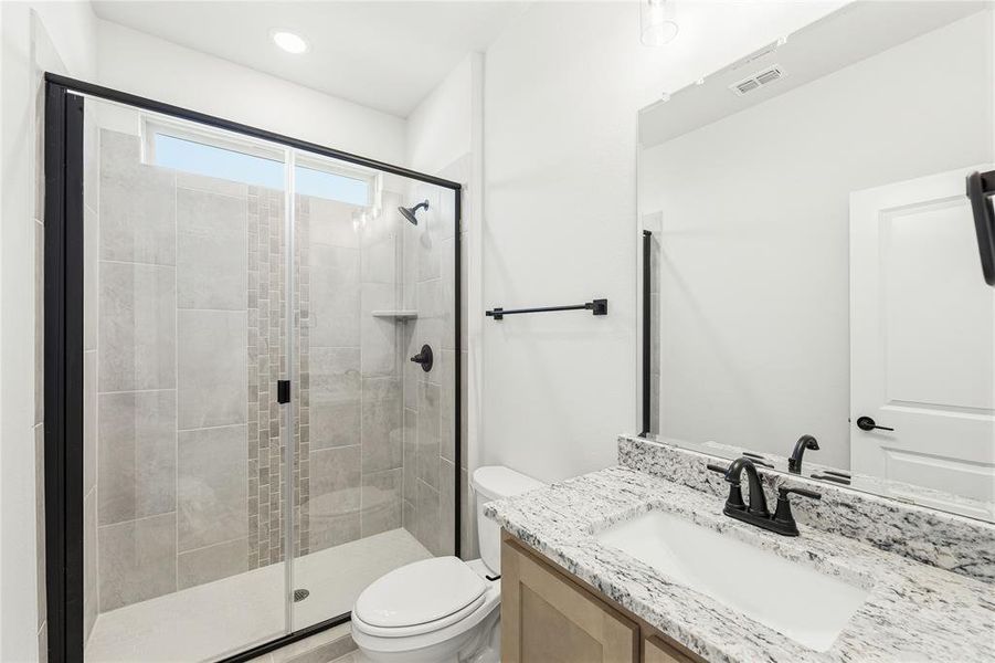 Furnished interior view inside a new home in Chaparral Park, Oak Point (Image 6).