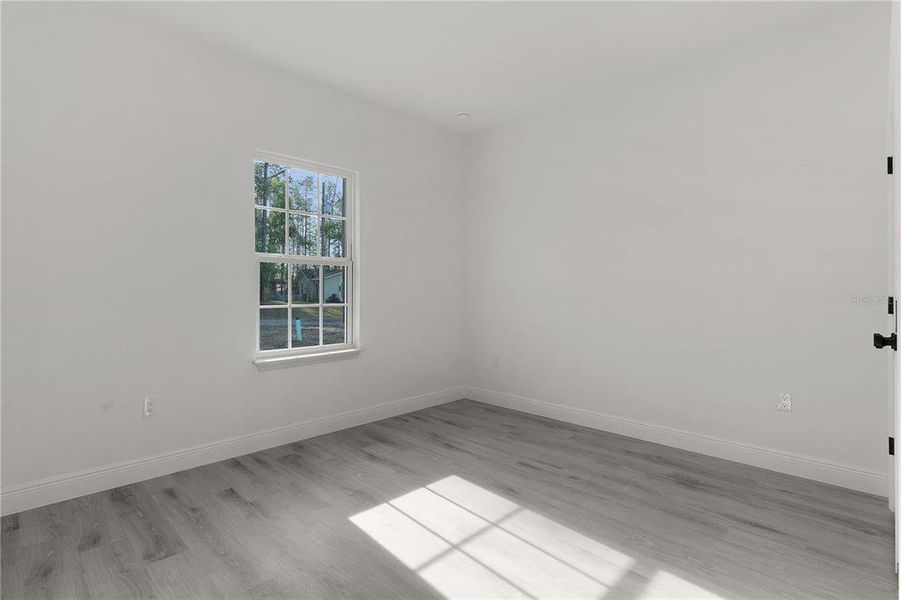 Bedroom 2 at the front of the house