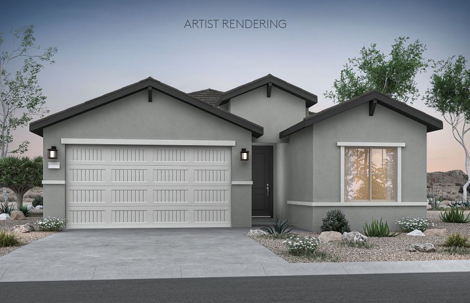Representative exterior photo of a completed home built from the Nectar by Pulte Homes in Festival Foothills, Buckeye, AZ (Image 13).