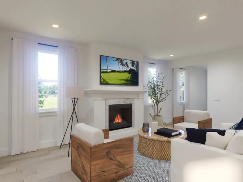 Furnished interior view inside a new home in Poplar Farms, Franklin (Image 4).