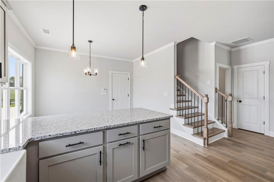 Furnished interior view inside a new home in , Monroe (Image 5).