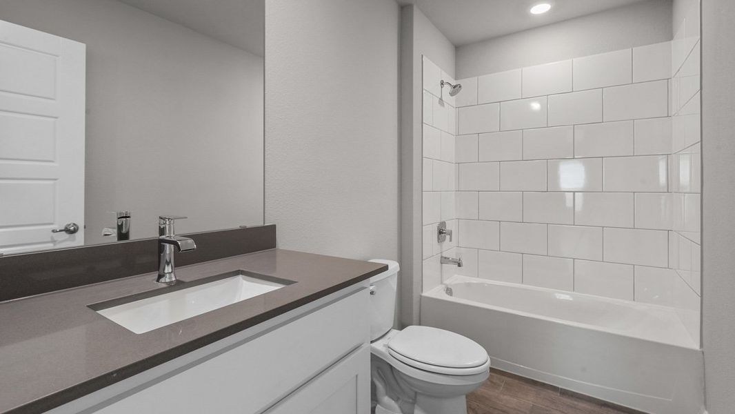Furnished interior view inside a new home in The Hills at Reunion, Newark (Image 17).