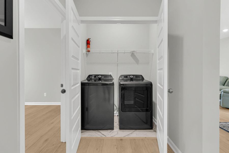 Furnished interior view inside a new home in Horizons at Summers Corner | 55+, Summerville (Image 34).
