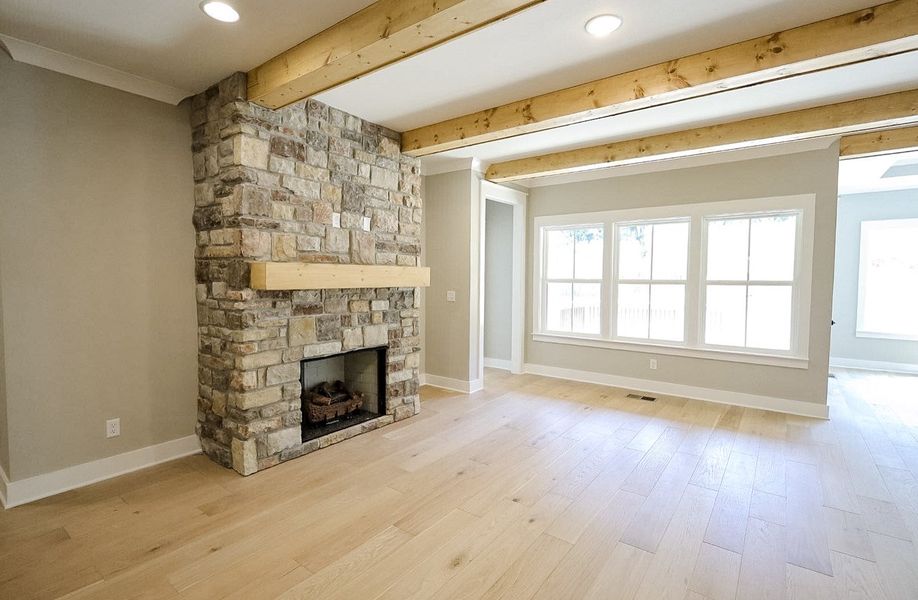 Spacious, unfurnished interior of a new home in Baker Road, Birchwood (Image 38).