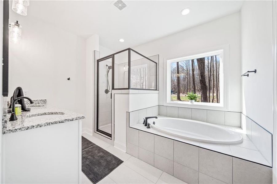Furnished interior view inside a new home in , Talking Rock (Image 15).